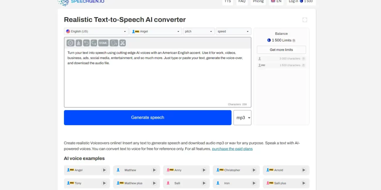 SpeechGen.io
