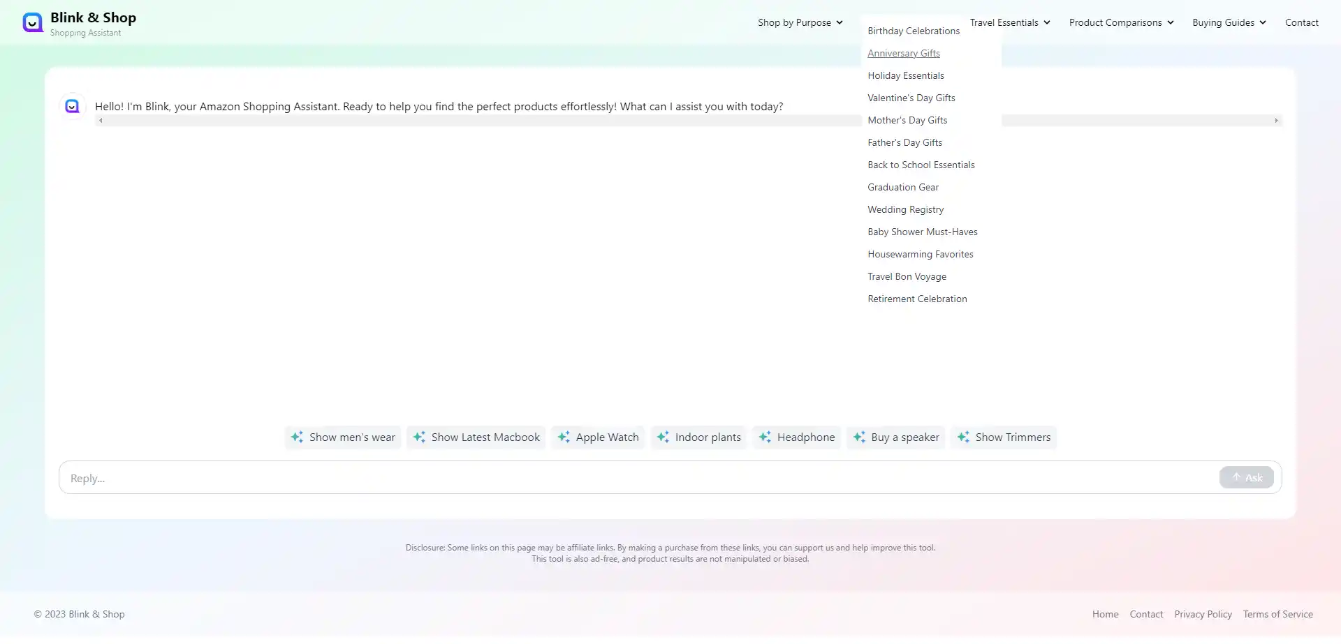 Blinkn.shop AI tool