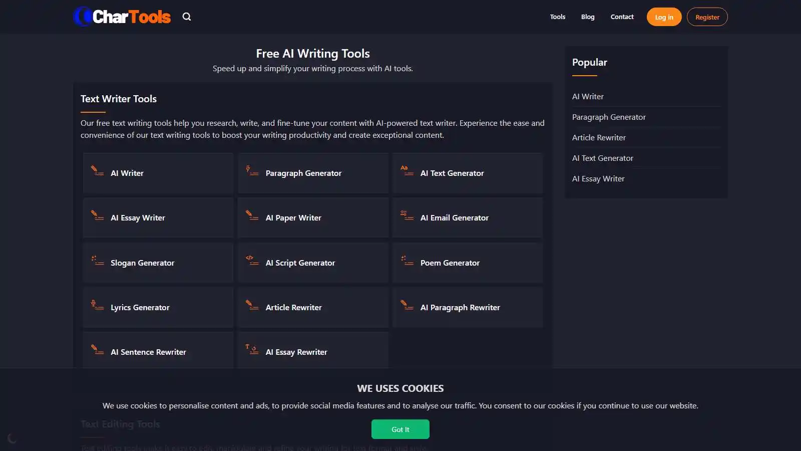 Char Tools AI Tool