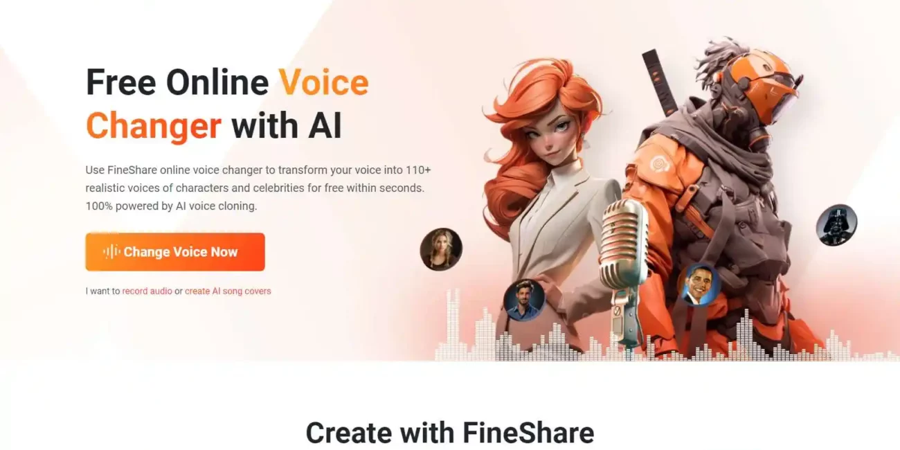 FineShare Online Voice Changer