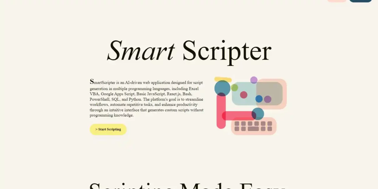 SmartScripter AI Code Generator