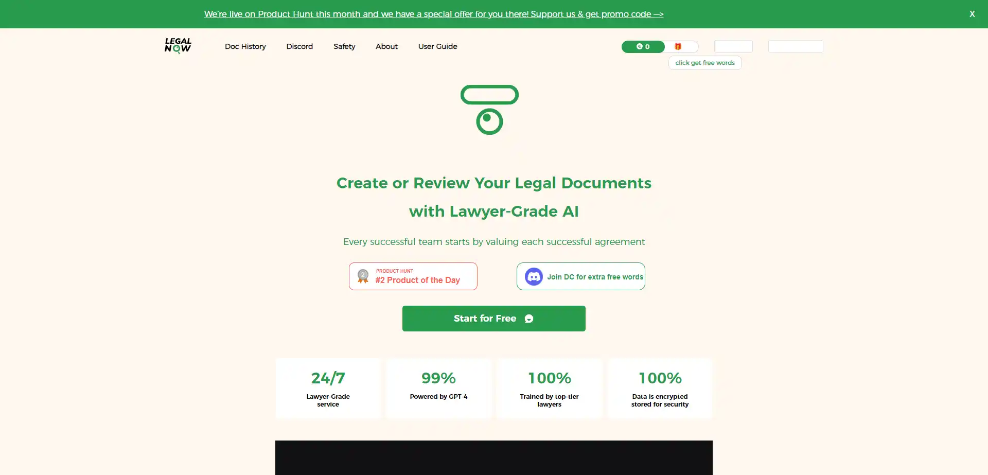 Almoco AI tool on ai-hunter.io the largest artificial intelligence directory Outil d'IA LegalNow