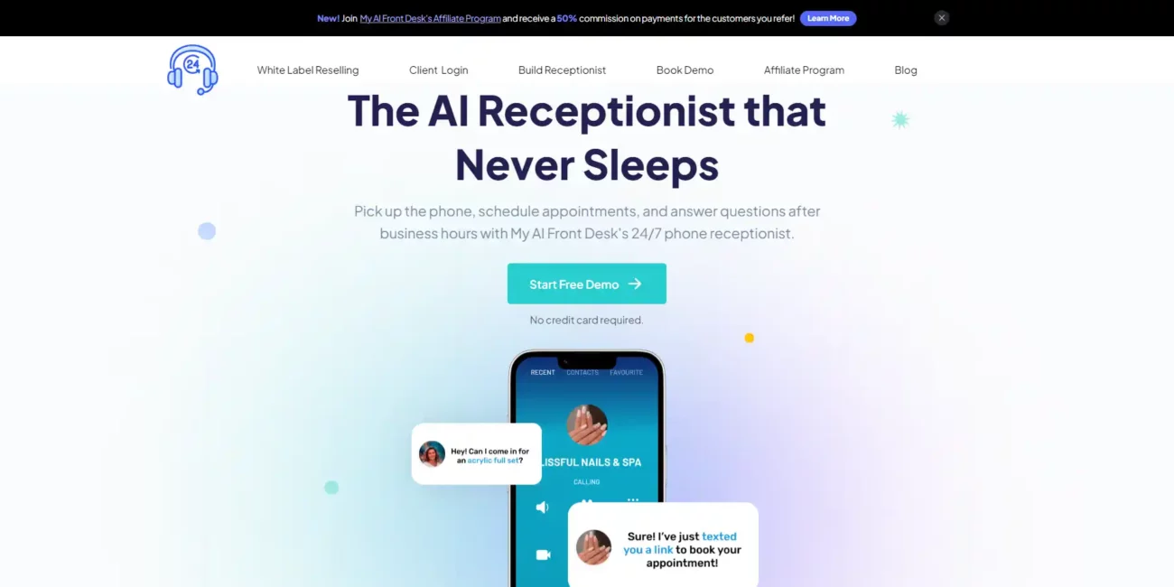 My AI Front Desk