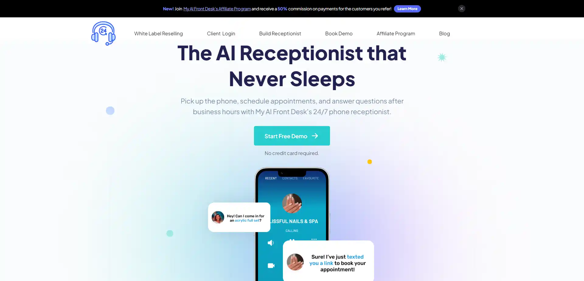 Outil My AI Front Desk