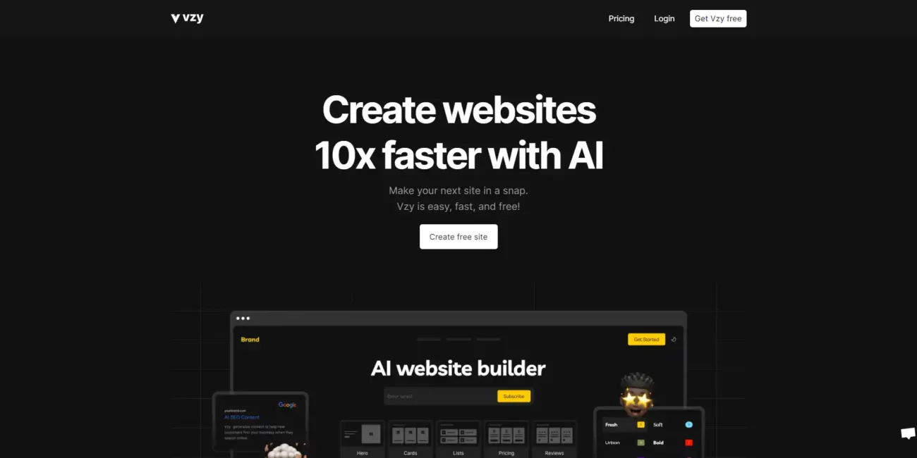 Vzy AI tool