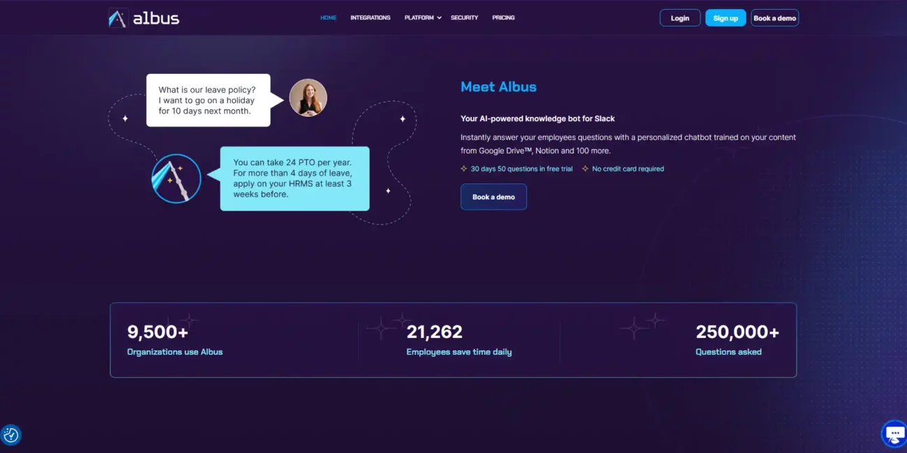 Albus AI tool