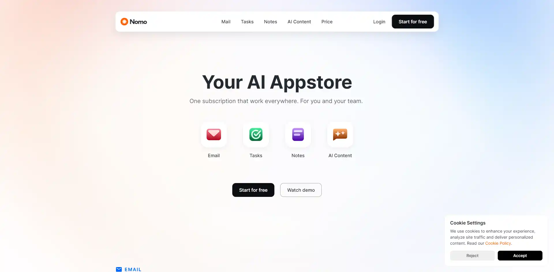 Nomo AI tool