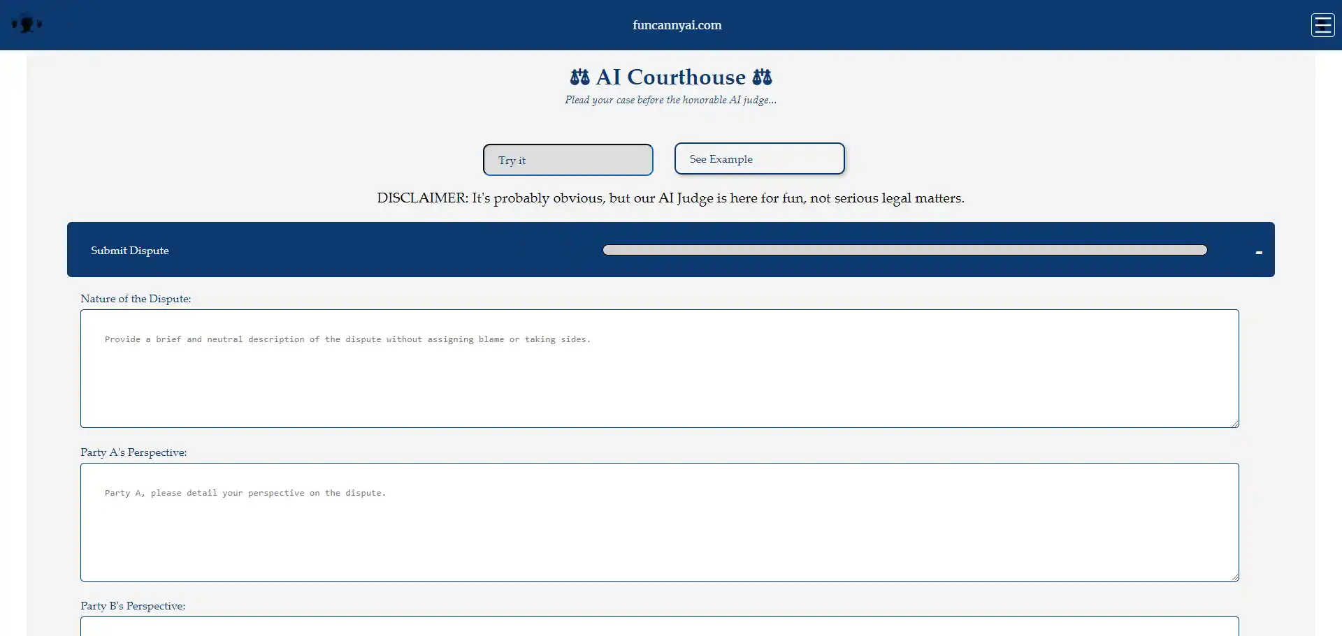 AI Courthouse tool