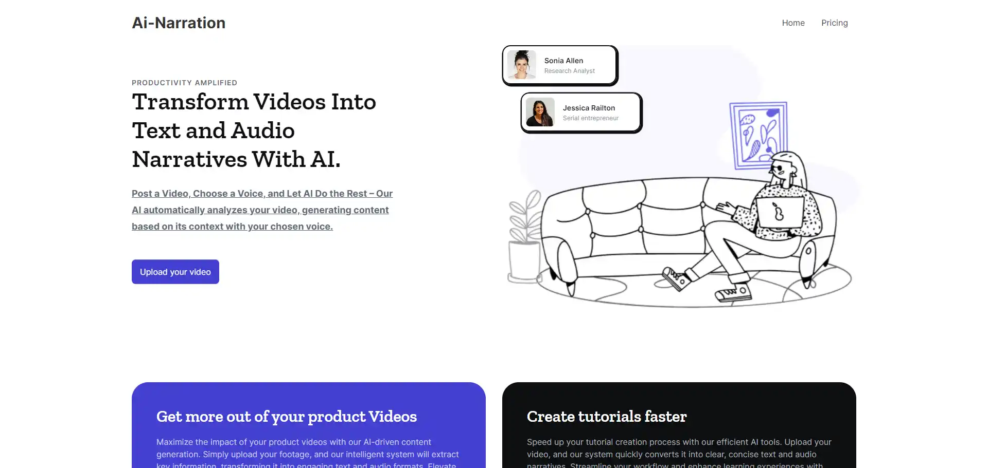 AI Enhanced UI Kits AI tool on ai-hunter.io the largest artificial intelligence directory Outil de narration par IA