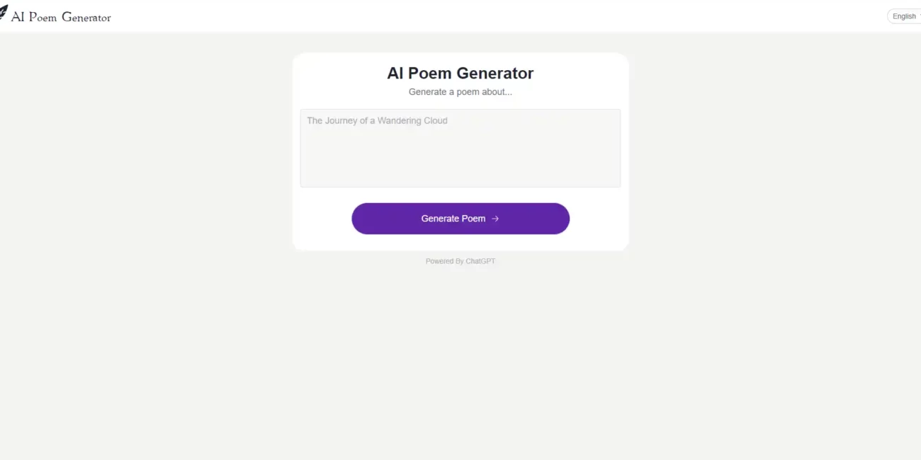 AI Poem Generator