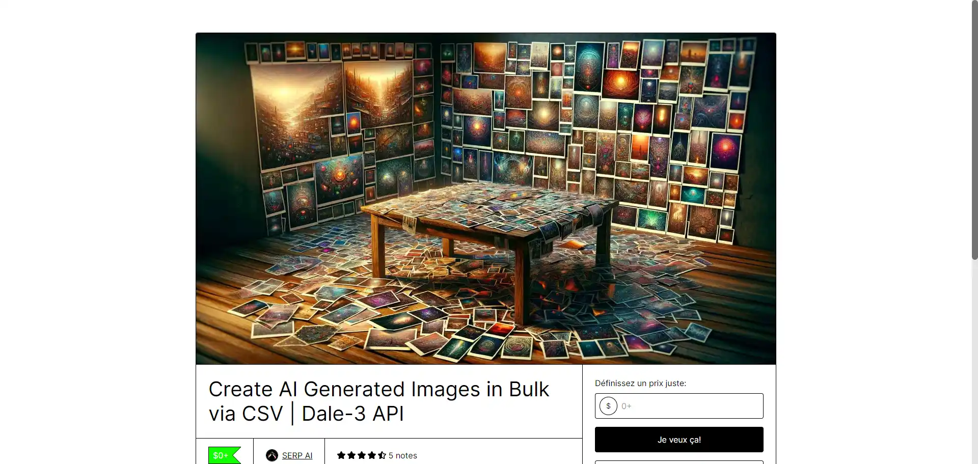 Create AI Generated Images in Bulk via CSV