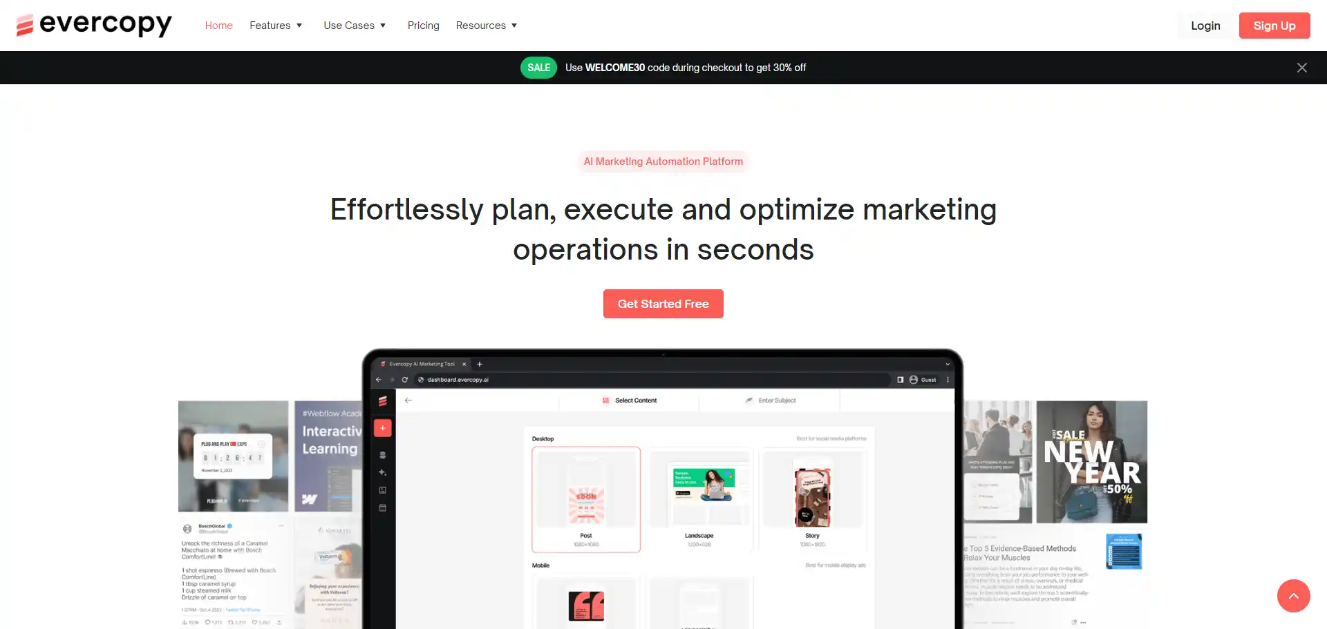 Evercopy AI tool on ai-hunter.io the largest artificial intelligence directory Evercopy AI tool