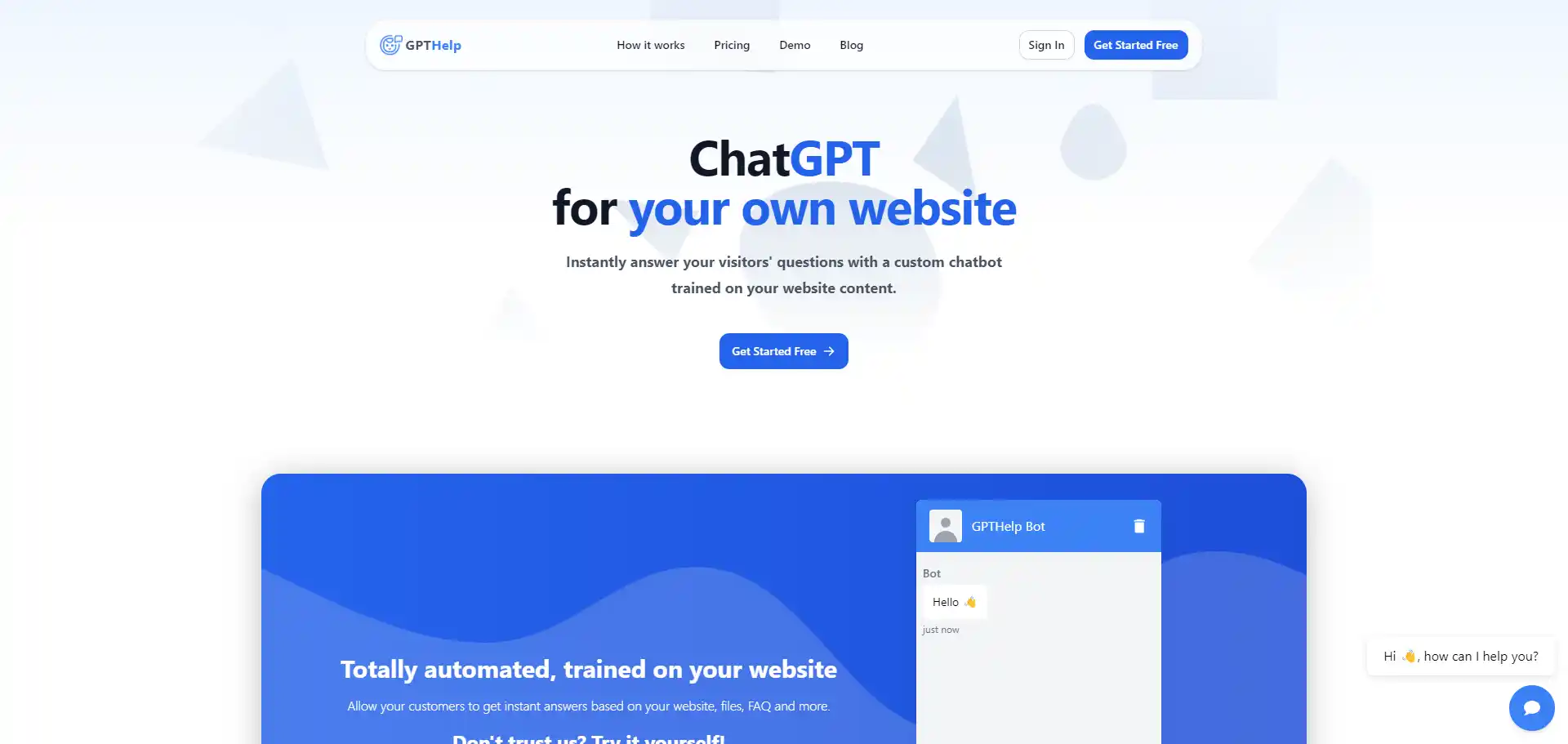 GPTHelp AI tool