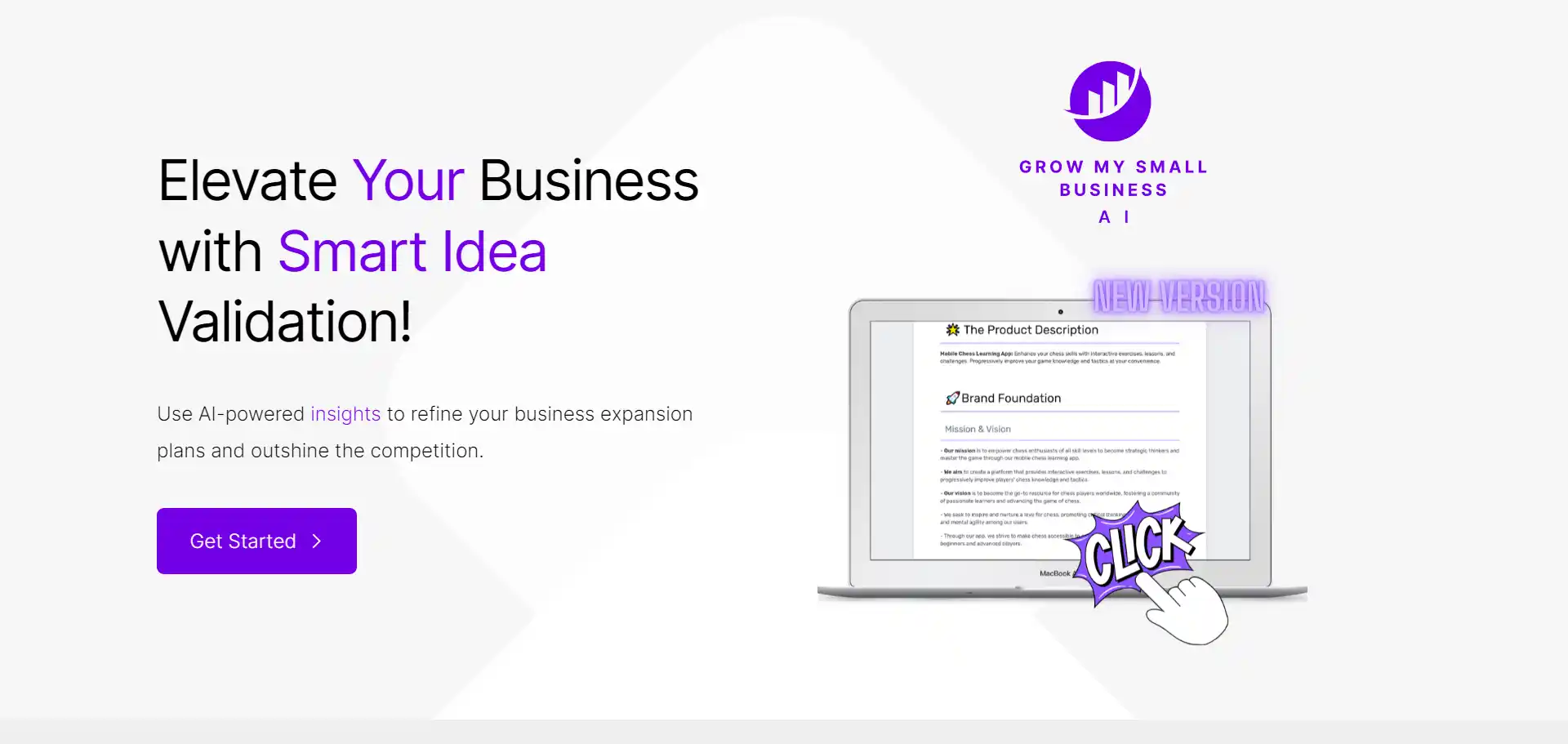 Outil Grow My Small Business AI