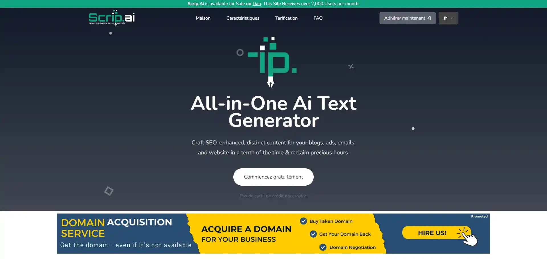 Scrip AI tool