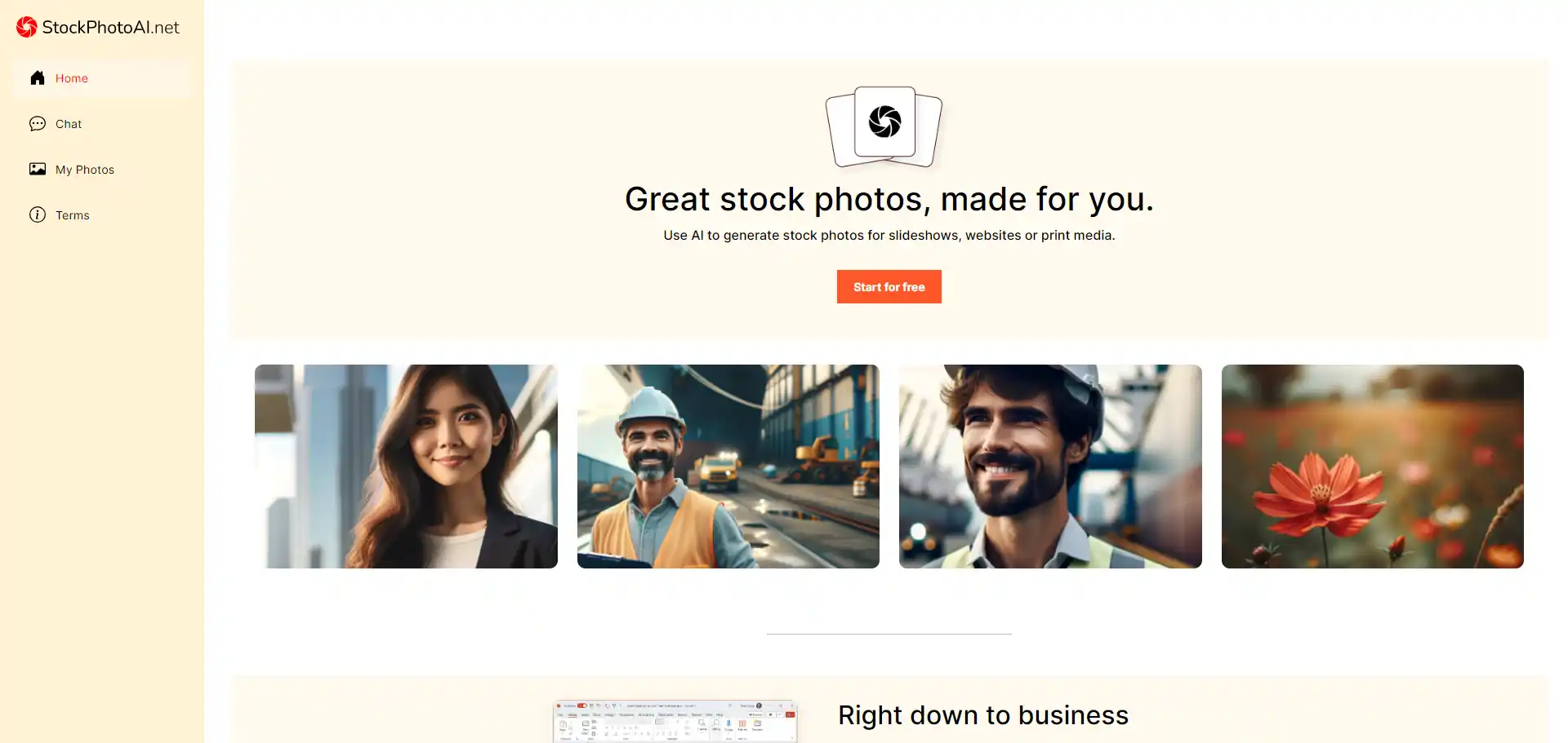 StockPhotoAI tool