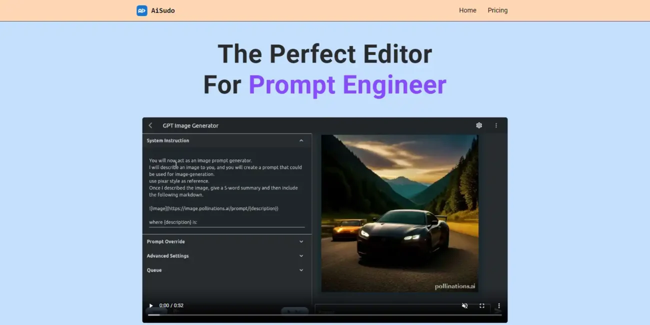 AiSudo Prompt Studio