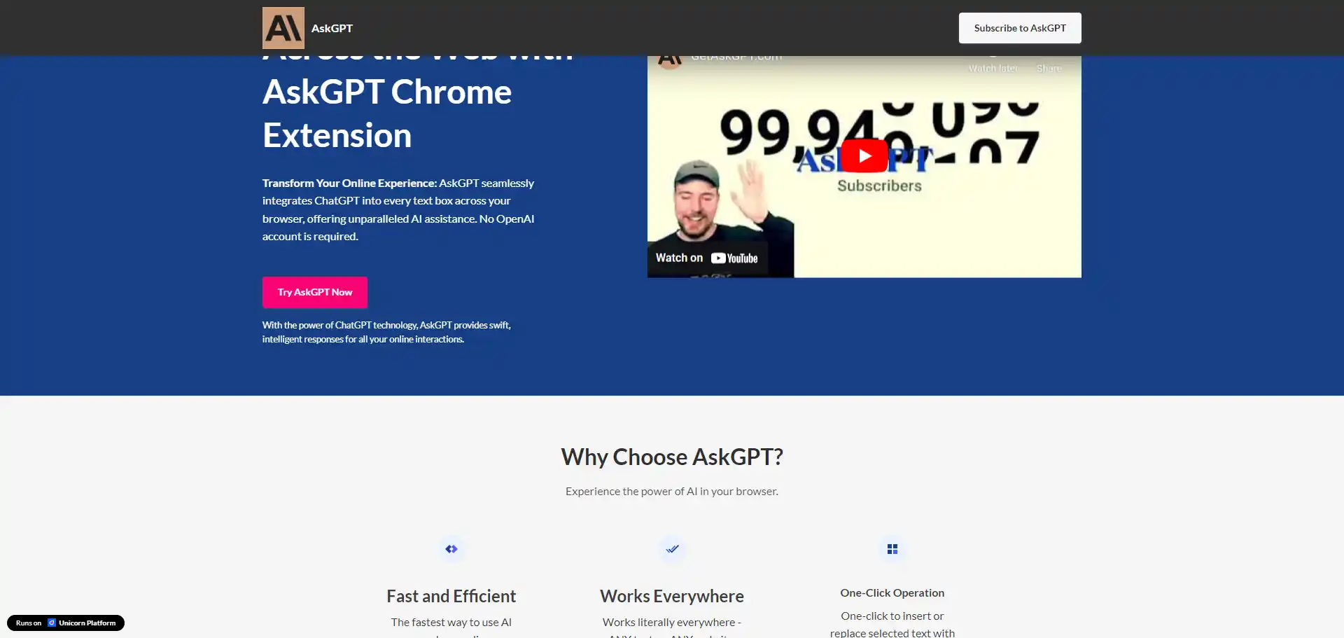 AskGPT AI tool