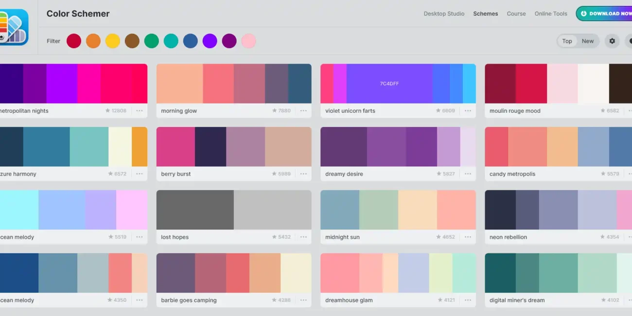 Color Scheme Gallery