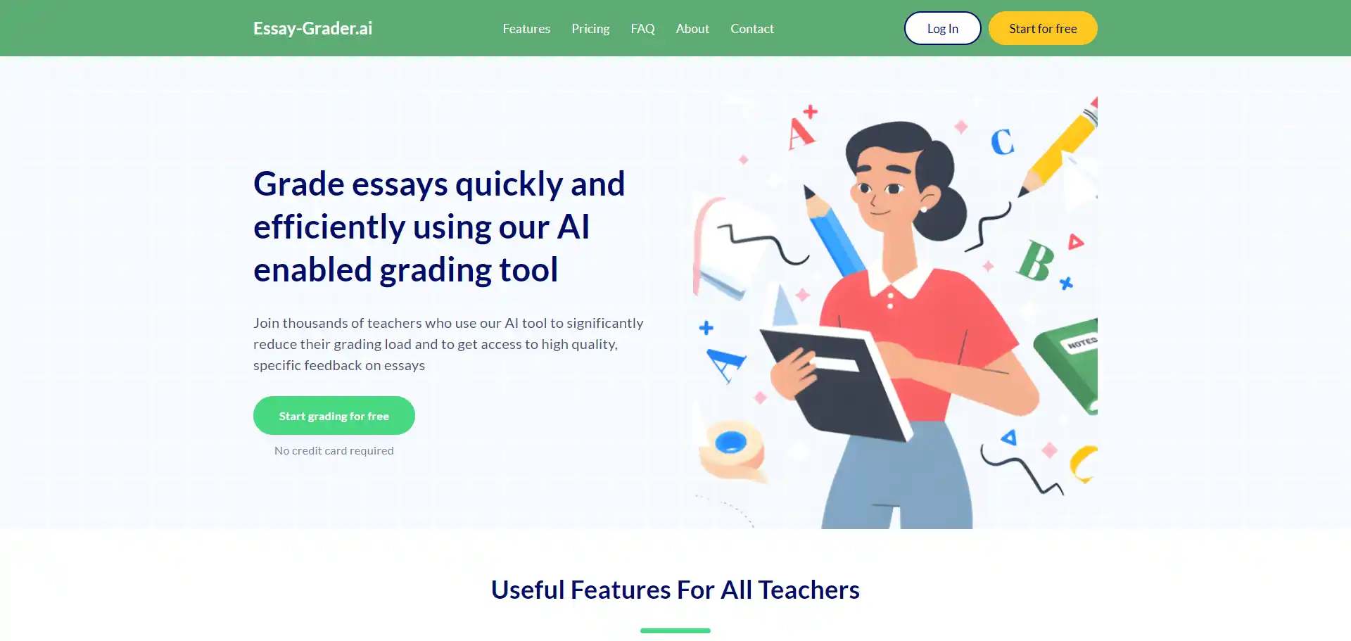 Outil Essay Grader AI