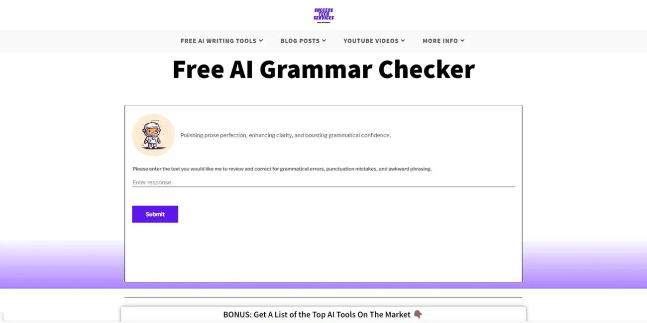 Free AI Grammar Checker