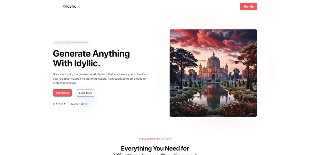 Idyllic AI tool