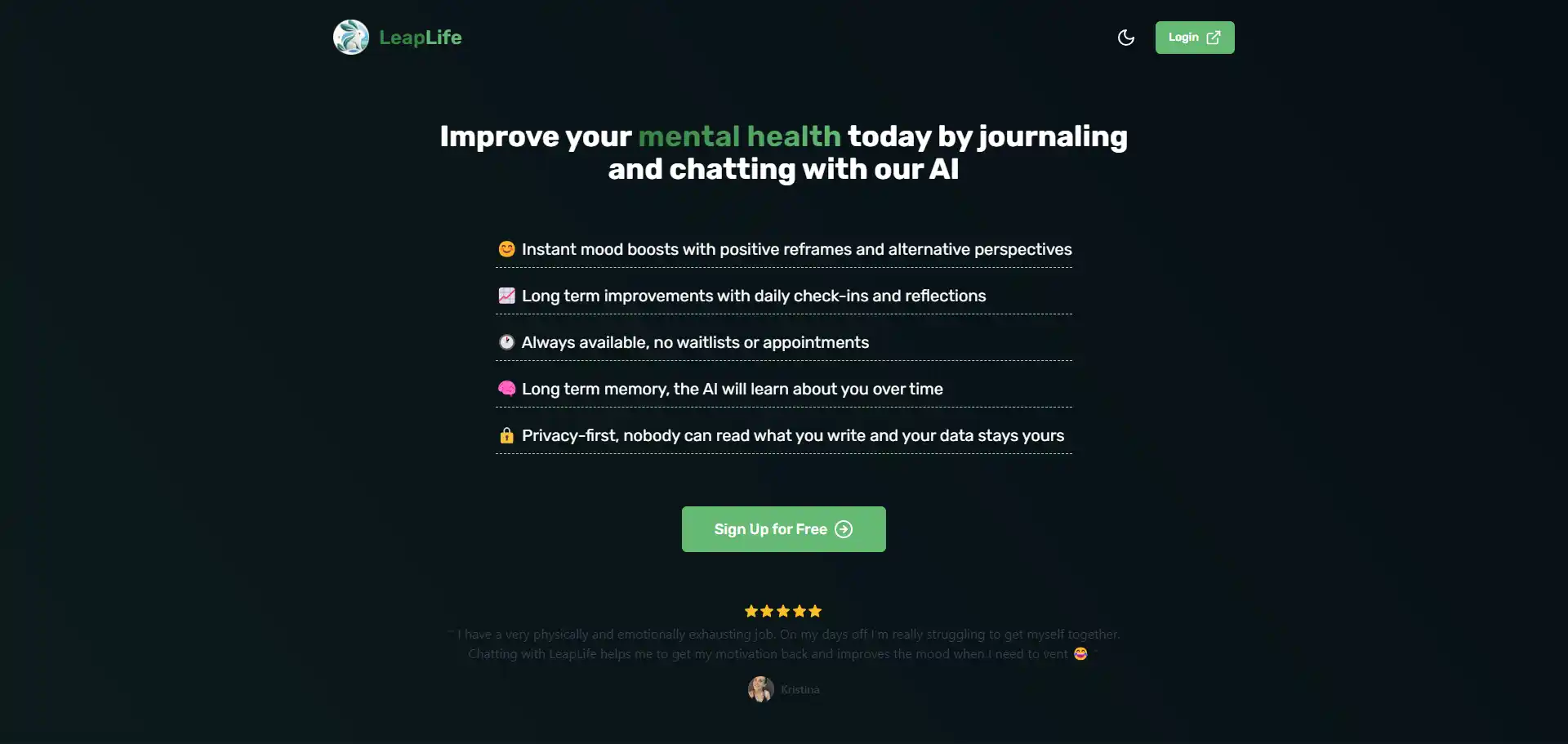 LeapLife AI tool
