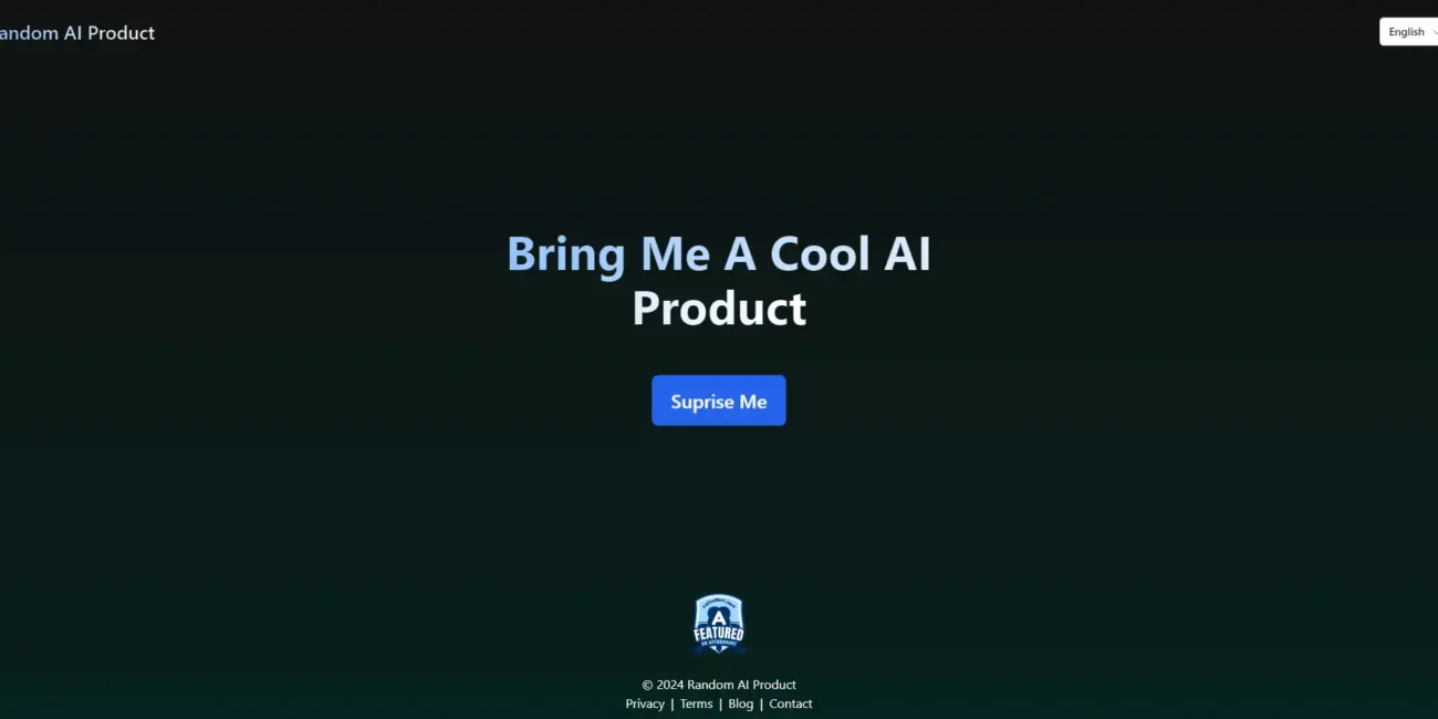 Random AI Product