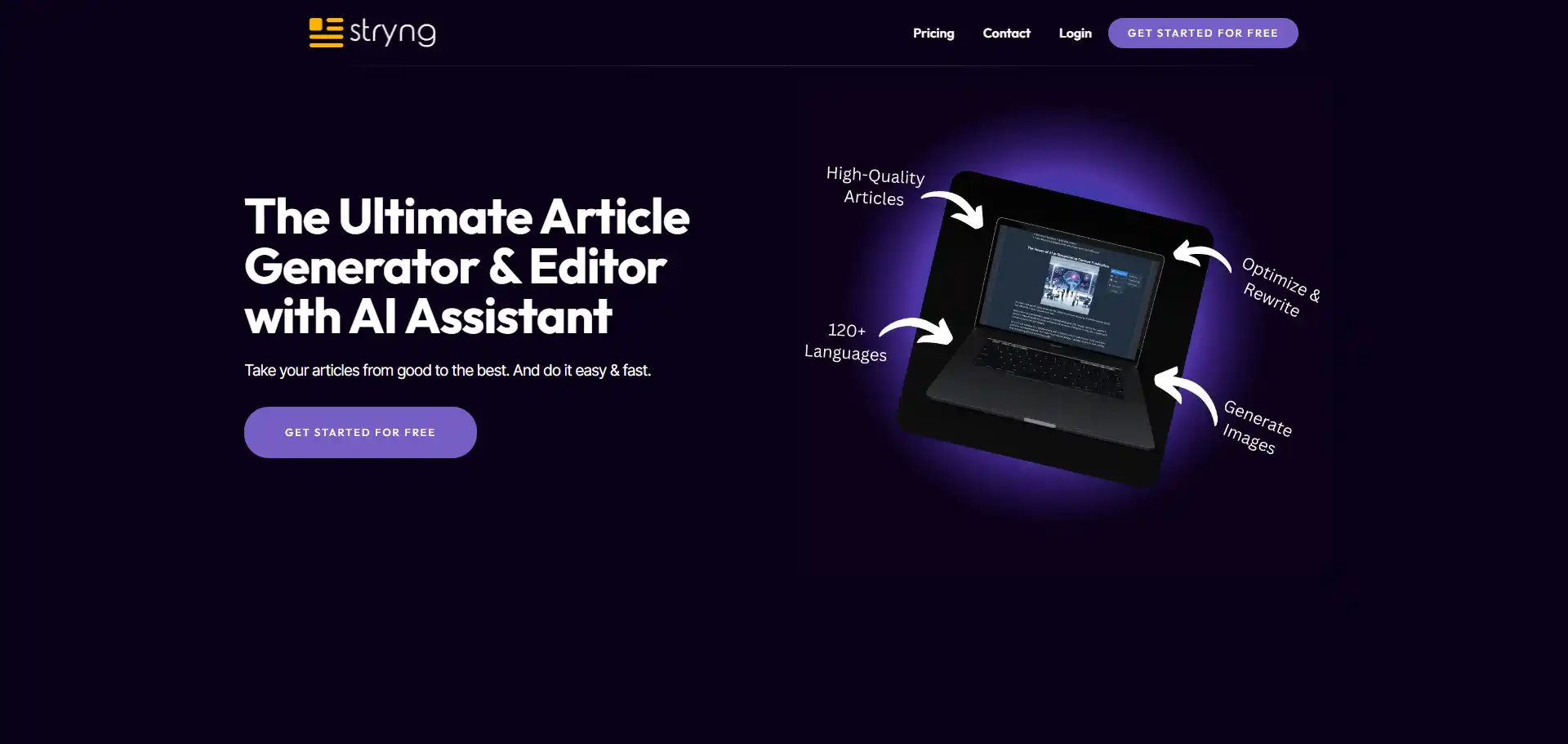 Stryng AI tool