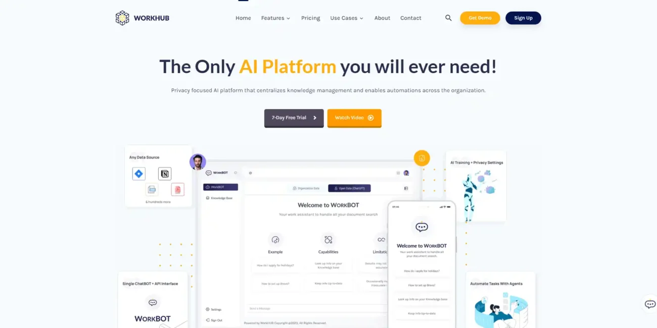 WorkHub AI tool