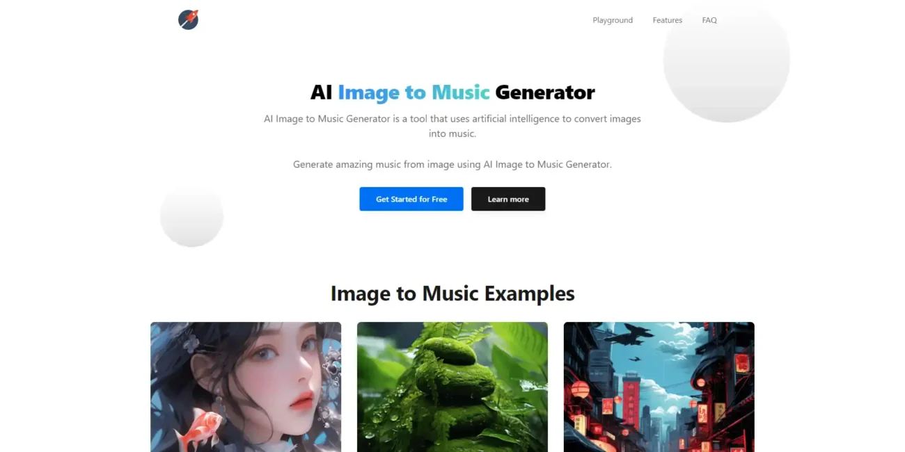 Imagetomusic AI tool