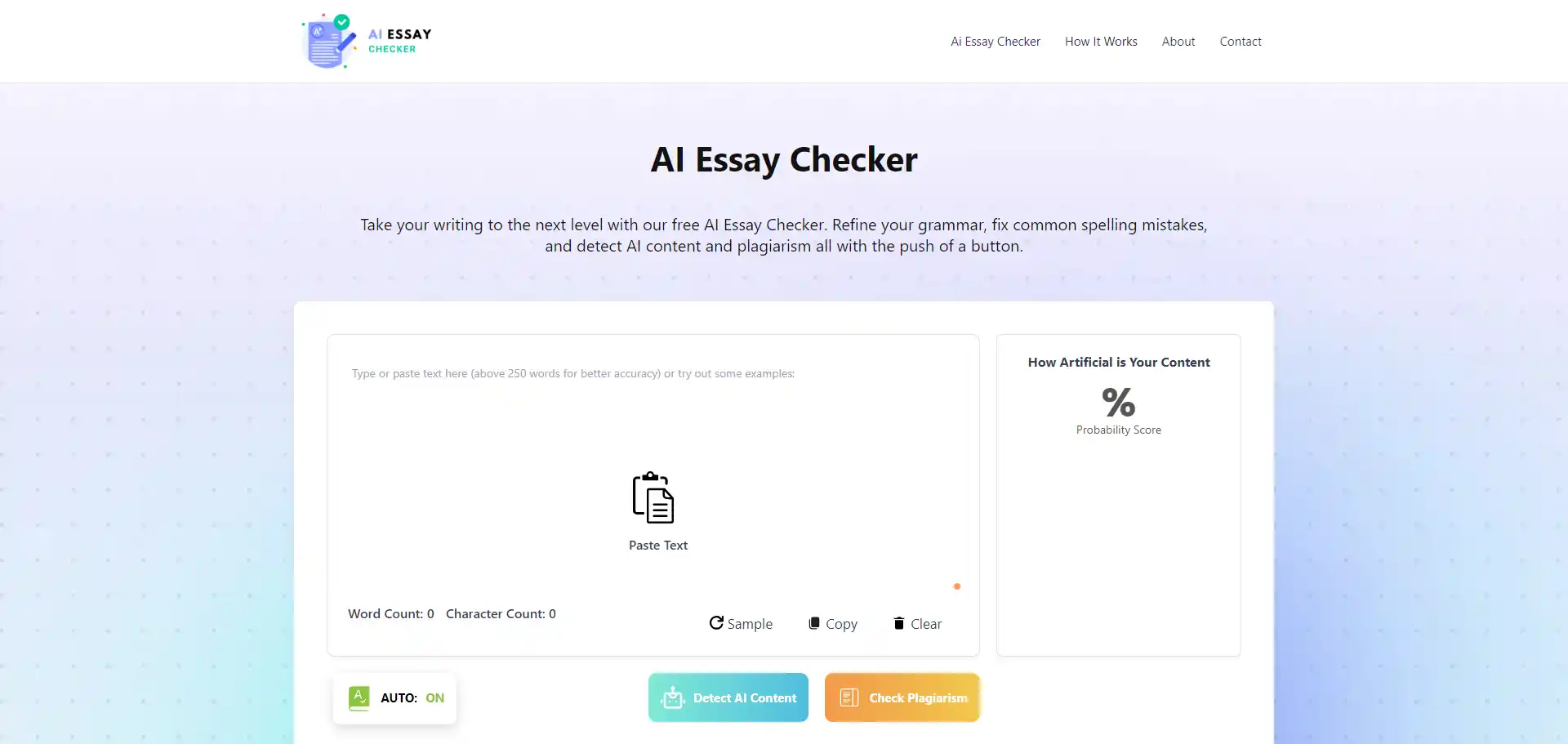 Ai Essay Checker - AI TOOL