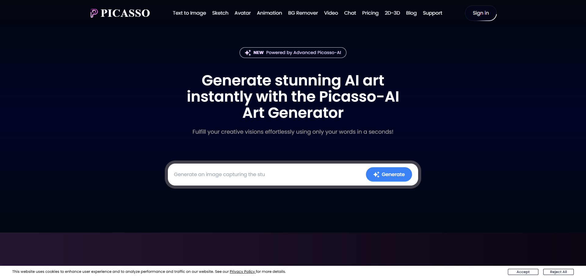 Picasso AI Art - AI TOOL