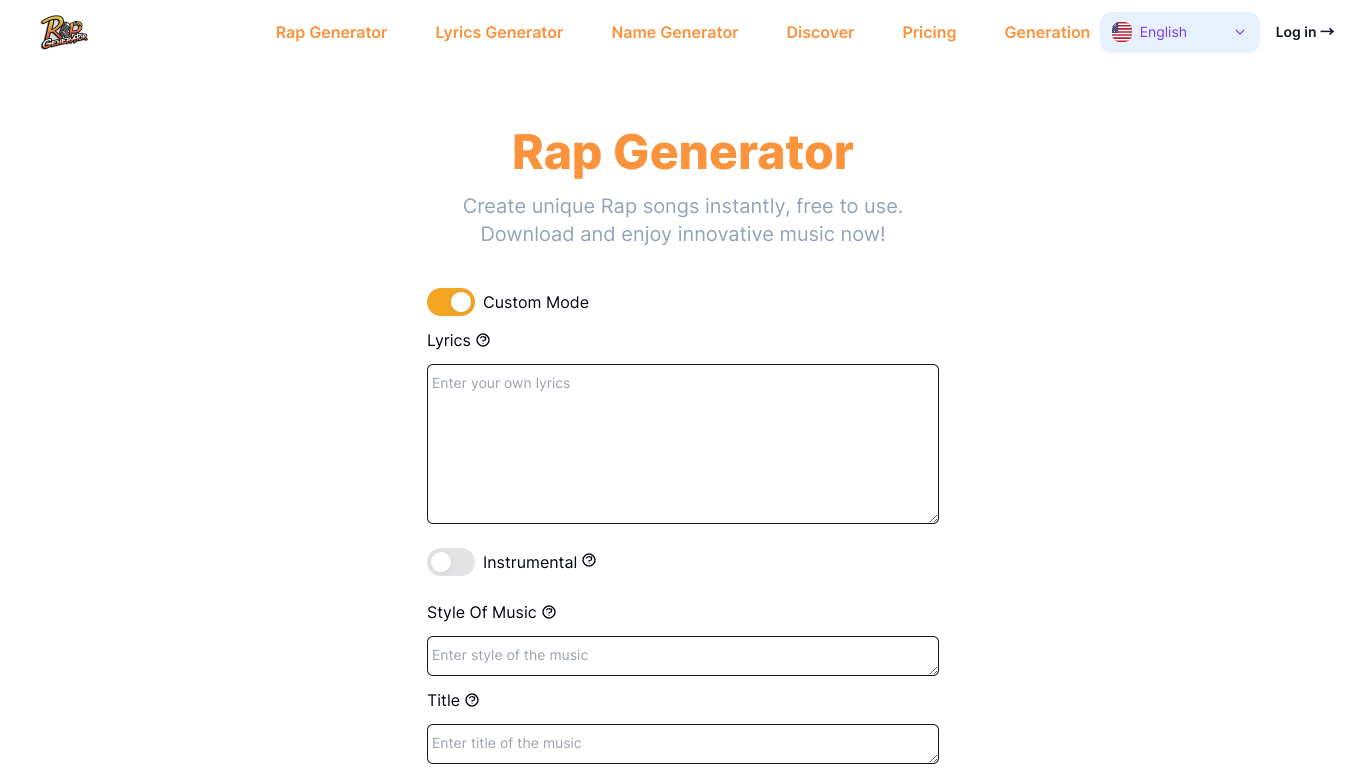Rap Generator