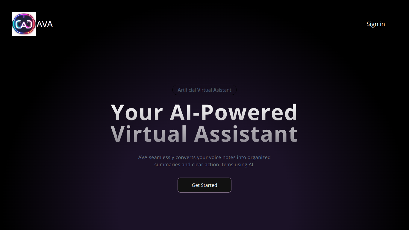 MeetAVA – AI-Powered Meeting Assistant