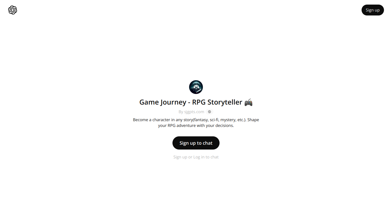 Game Journey – RPG Storyteller 🎮